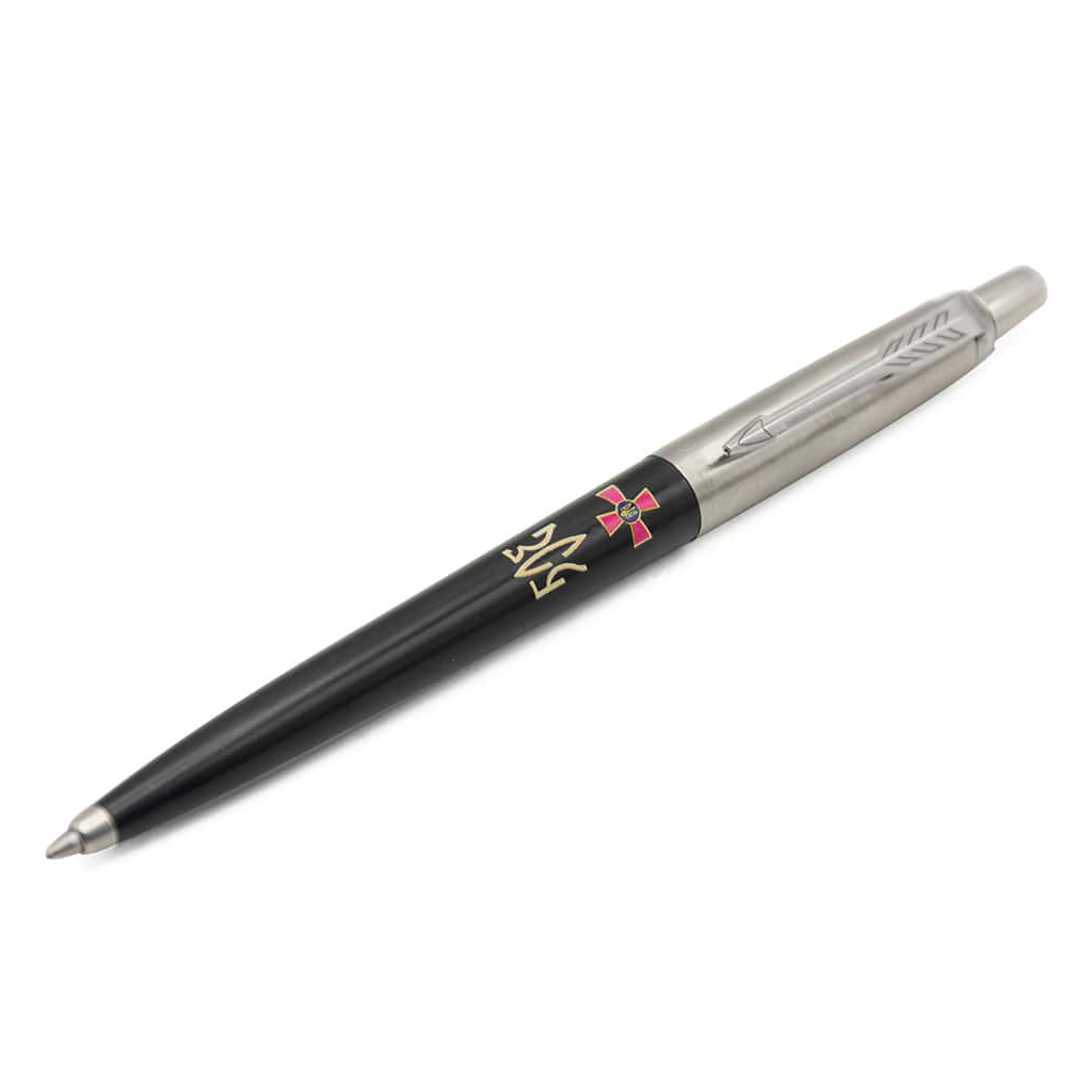 Ручка кулькова Parker JOTTER 17 Originals ARMY Black CT BP Емблема ЗСУ + Тризуб ЗСУ золот. (15632_W1015u)