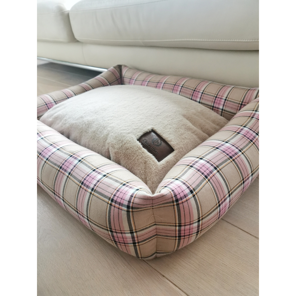 Лежак для тварин Chloe's Home Дублін М рожевий (CLH4074)