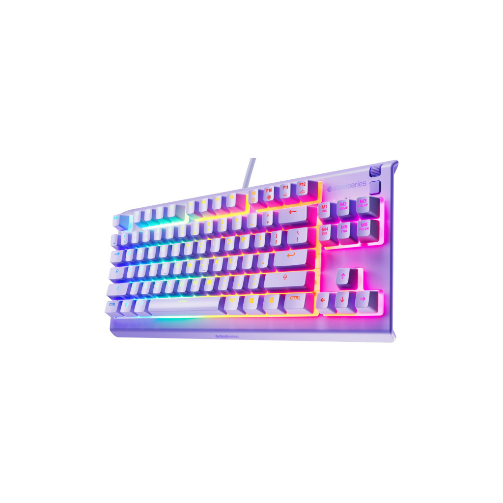 Клавіатура SteelSeries Apex 3 TKL USB UA Lavender (64940) Клавіатура SteelSeries Apex 3 TKL USB UA Lavender (64940)