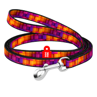 Повідець для котів WAUDOG Nylon "Куби 3Д" Ш 10 мм Д 122 см (369-4057)