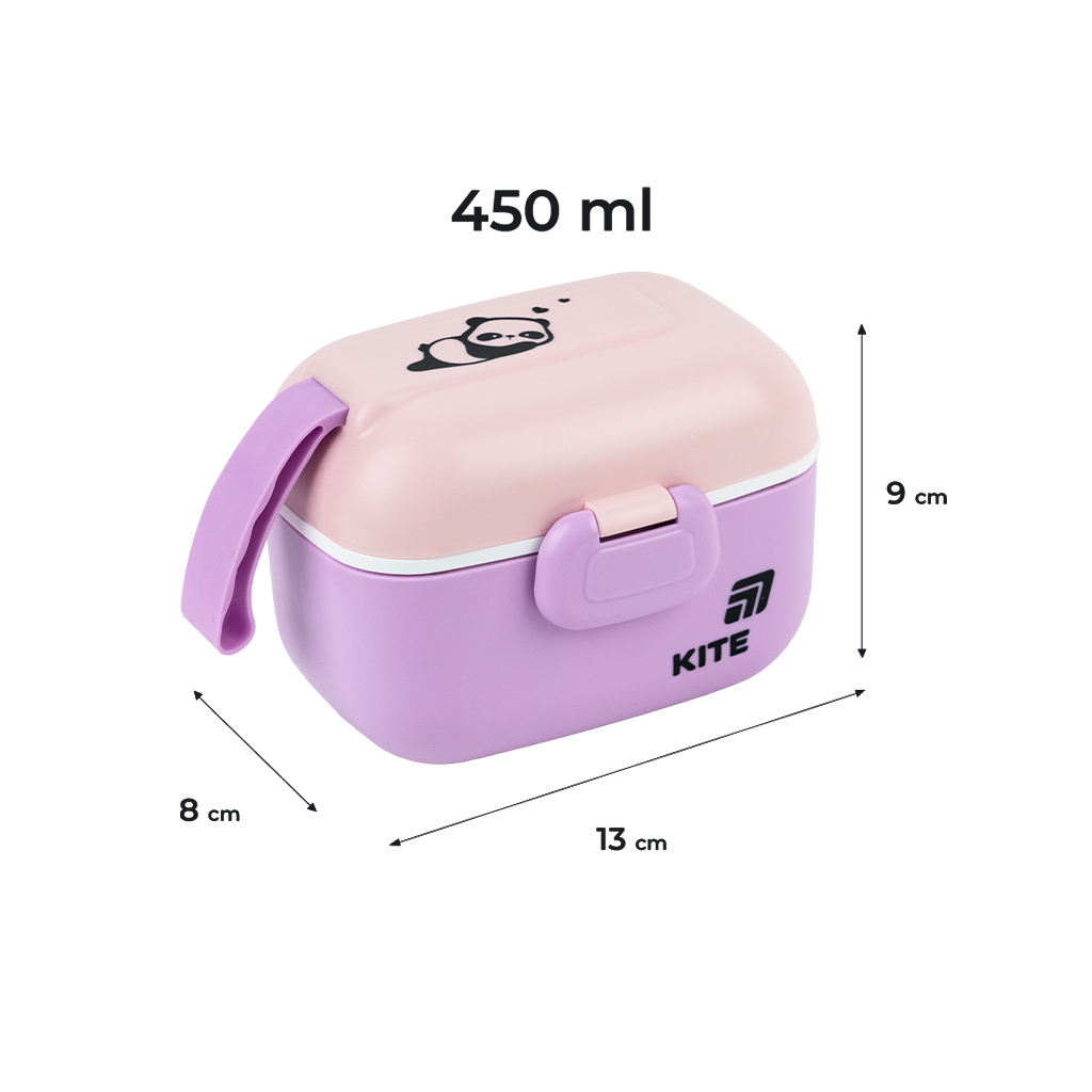 Ланч-бокс Kite 450 мл фіолетовий (K25-1185-1) Ланч-бокс Kite 450 мл фіолетовий (K25-1185-1)