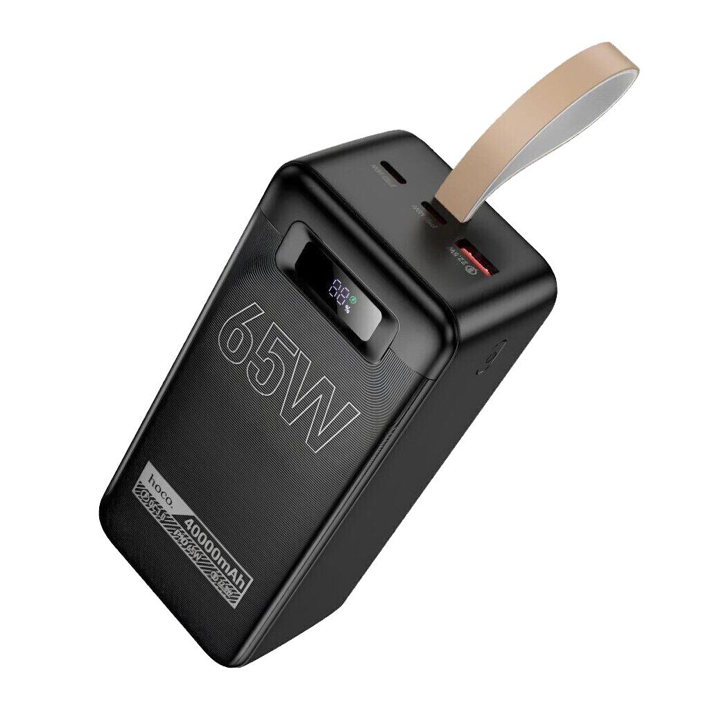 Батарея універсальна HOCO 40000mAh Aquila PD/3.0/65W QC/3.0 Black (DB82 / 714726)
