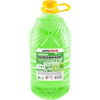 Омивач автомобільний AUTO DRIVE WINTER SCREEN WASH LIME -19 °С, ПЕТ 5 л (AD0139)