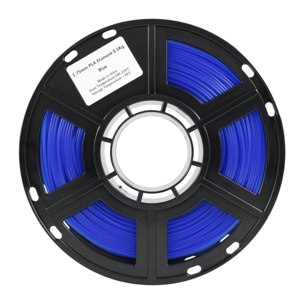 Пластик для 3D-принтера Flashforge PLA 1,75mm 0,5kg Transparen Blue (PTBL2)