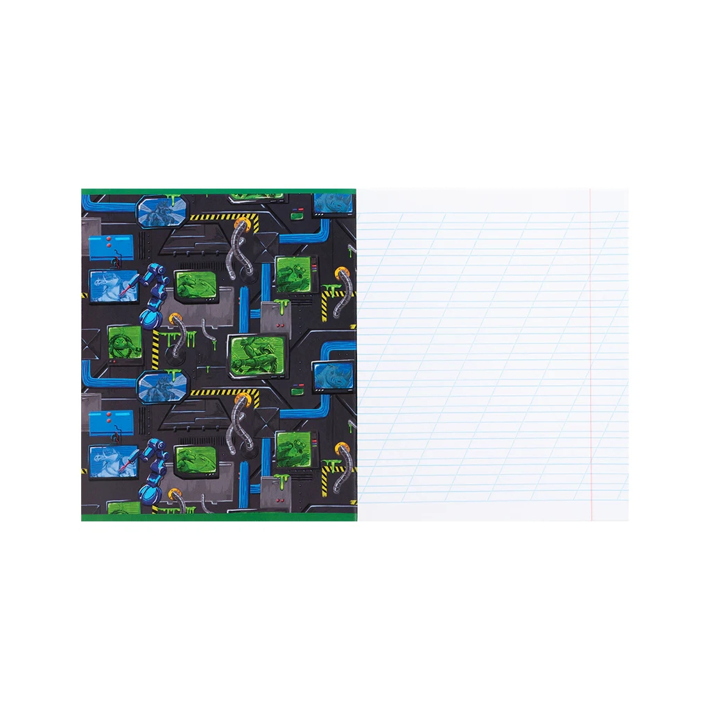 Зошит Kite Ninjia Turtles, 12 аркушів, коса лінія (NT26-235)