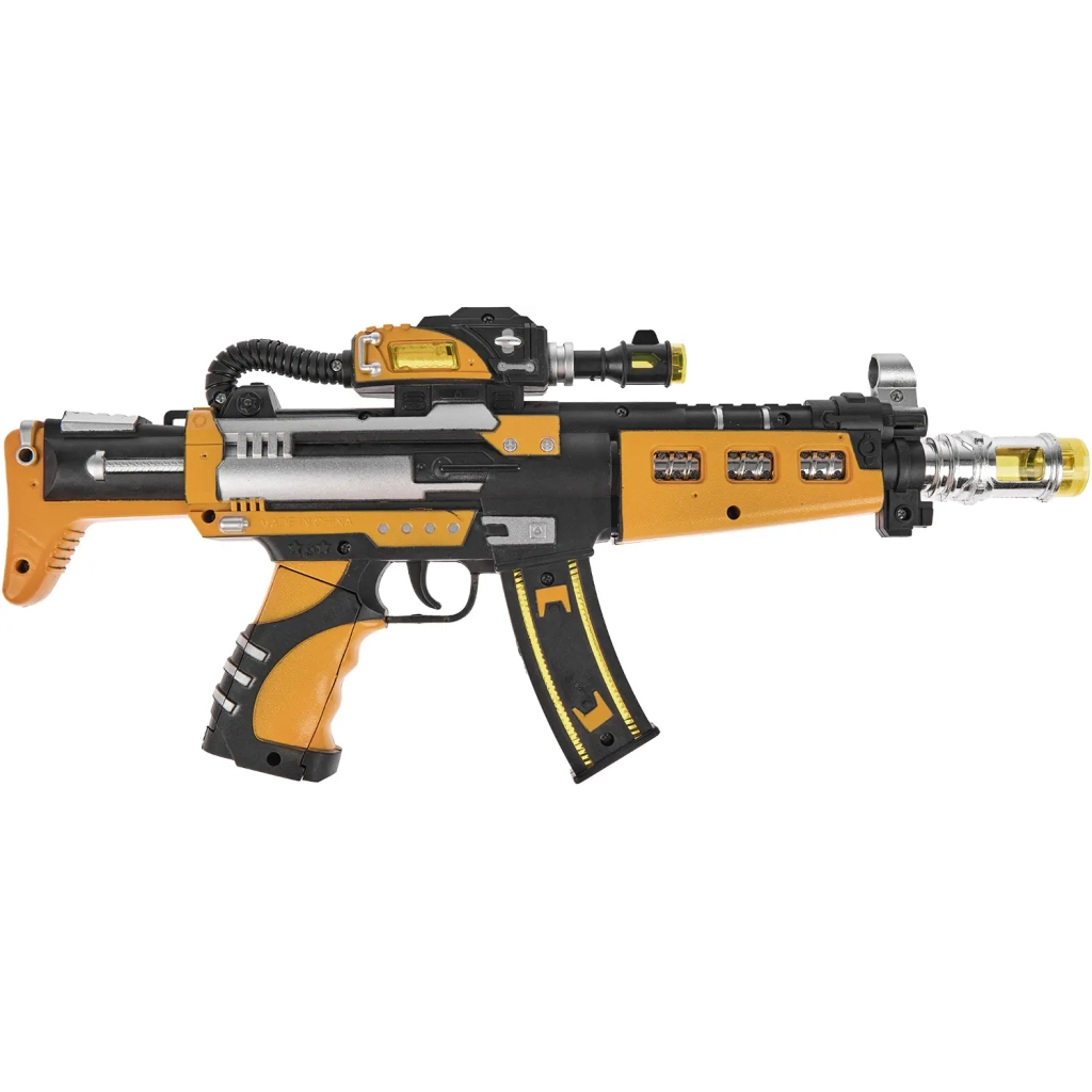 Іграшкова зброя ZIPP Toys Автомат світло-звуковий Зброя майбутнього Жовтий (819)