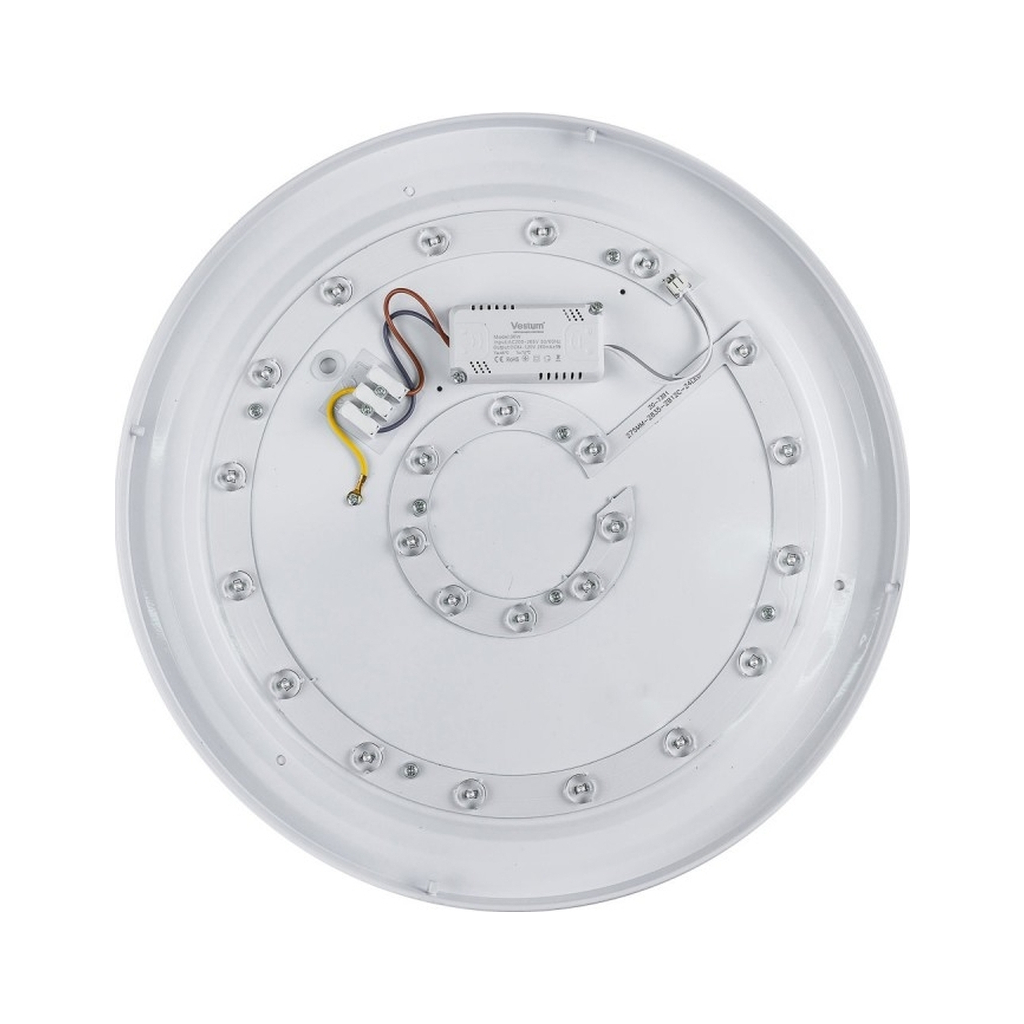 Світильник Vestum GRILL матовий 36W 4000К 2900Lm без пульта чорний (VS-80035)