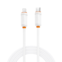 Дата кабель USB-C to Lightning 1.0m 27W white XO (XO-CB-300CL-WH)
