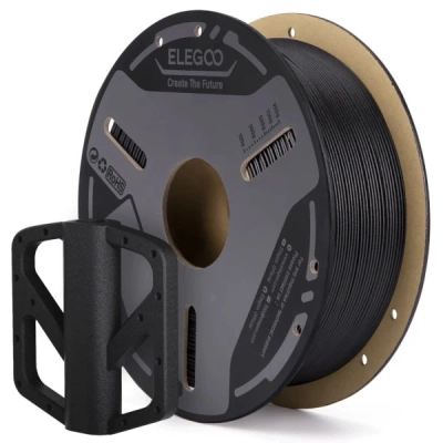 Пластик для 3D-принтера ELEGOO PETG-GF 1кг, 1.75мм, black, fiberglass (50.203.0636)