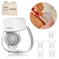 Breast pump Lionelo two-phase electric Fidi Free Lumi White Natural (LOC-FIDI FREE LUMI WHITE NATURAL)