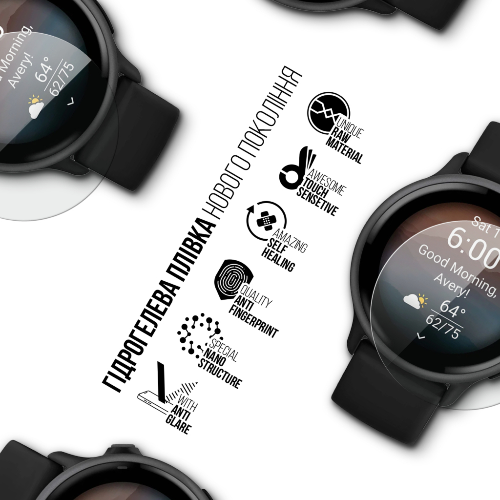 Плівка захисна Armorstandart Matte hydrogel Garmin Vivoactive 6 6 pcs (ARM92038)