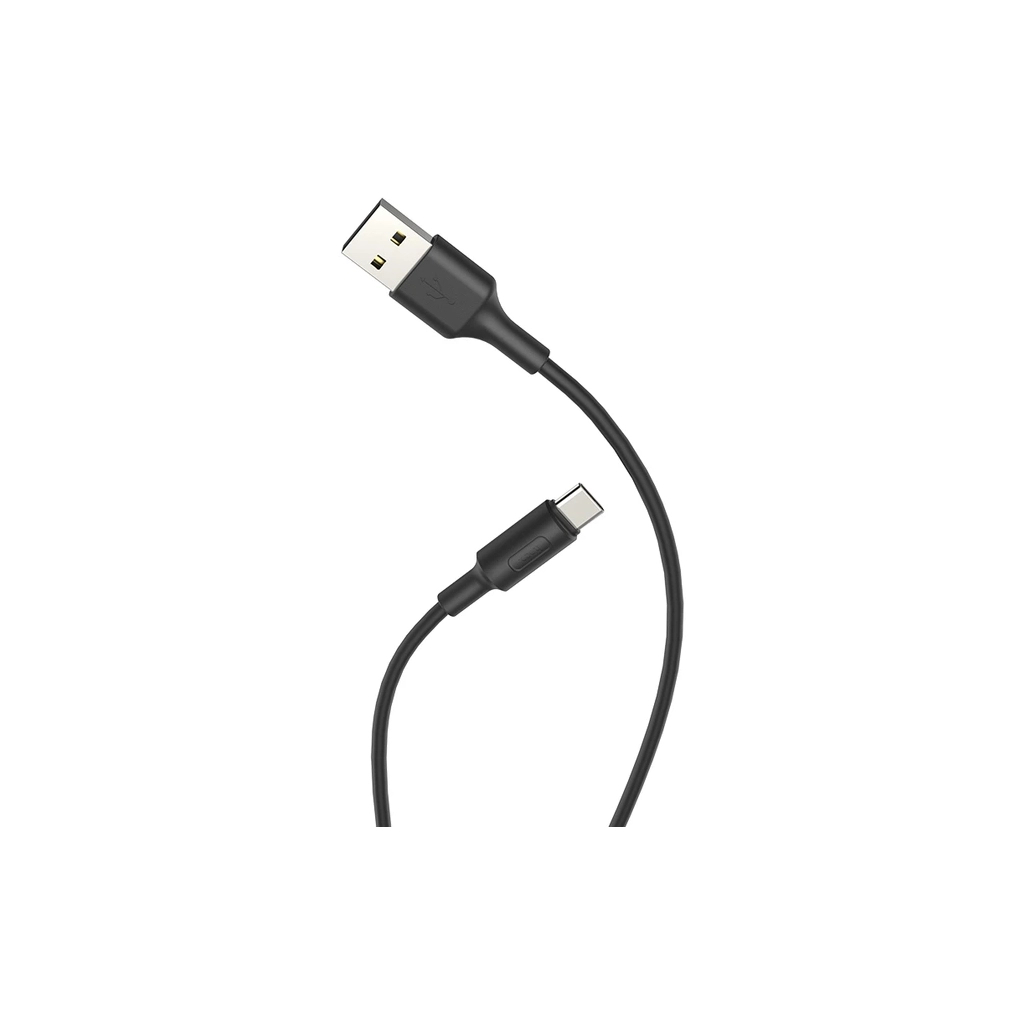Дата кабель USB 2.0 AM to USB-C 1.0m 2A X25 black HOCO (6957531080145) Дата кабель USB 2.0 AM to USB-C 1.0m 2A X25 black HOCO (6957531080145)