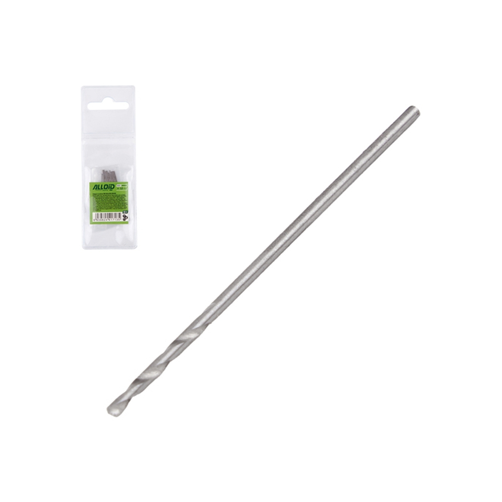 Свердло Alloid Base, по металу, HSS, 1.0мм, 10шт. (DB-4241010) Свердло Alloid Base, по металу, HSS, 1.0мм, 10шт. (DB-4241010)