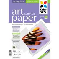 Фотопапір ColorWay A4 ART Canvas (ПГП380-5) (PCN380005A4)