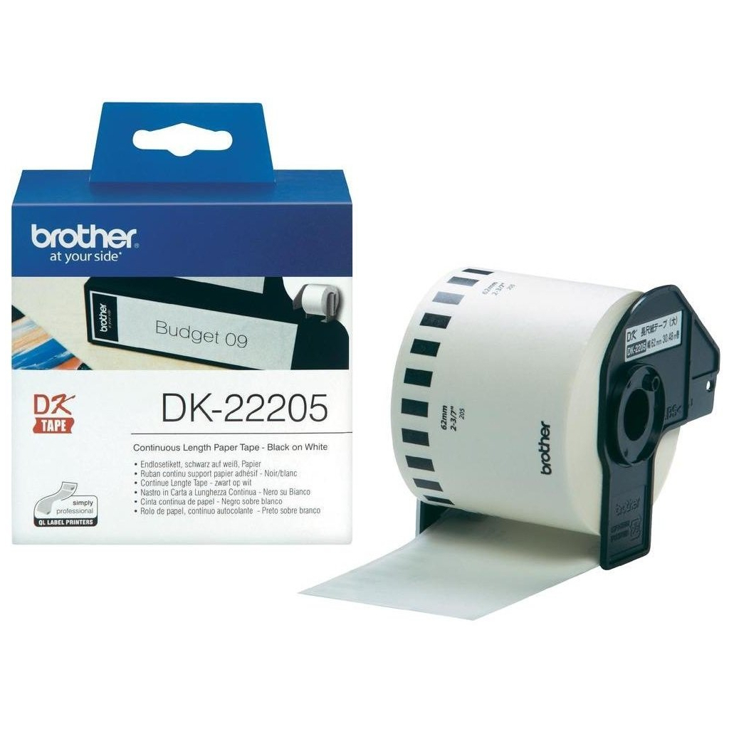 Картридж Brother QL-1060N/ QL-570 (62mm x 30.48M) (DK22205)