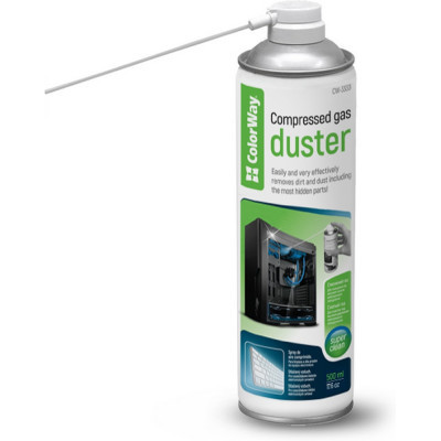 Стиснене повітря для чистки spray duster 500ml ColorWay (CW-3333)