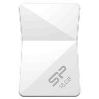 USB флеш накопичувач Silicon Power 16Gb Touch T08 White USB 2.0 (SP016GBUF2T08V1W)