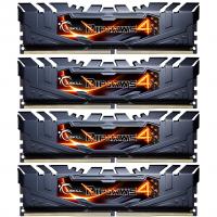 Модуль пам'яті для комп'ютера DDR4 16GB (4x4GB) 2400 MHz Ripjaws G.Skill (F4-2400C14Q-16GRK)