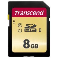 Карта пам'яті Transcend 8GB SDHC class 10 UHS-I U1 (TS8GSDC500S)