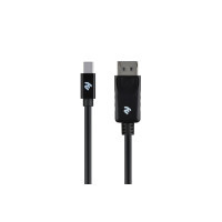 Кабель мультимедійний Mini DisplayPort to DisplayPort 2.0m 2E (2E-W1704)