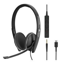 Навушники Sennheiser SC 165 USB-C / 3.5mm (508356)