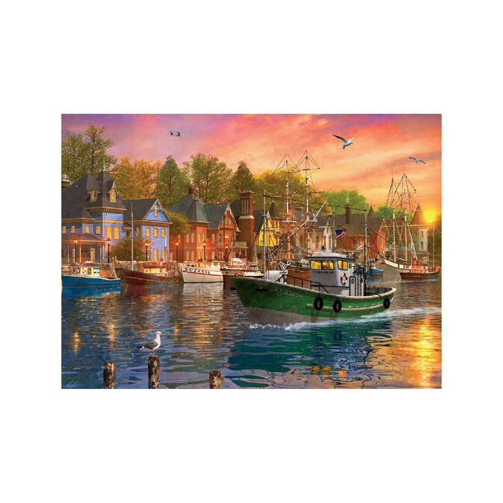 Пазл Eurographics Захід у гавані Домінік Девісон 1000 елем (6000-0969) Пазл Eurographics Захід у гавані Домінік Девісон 1000 елем (6000-0969)