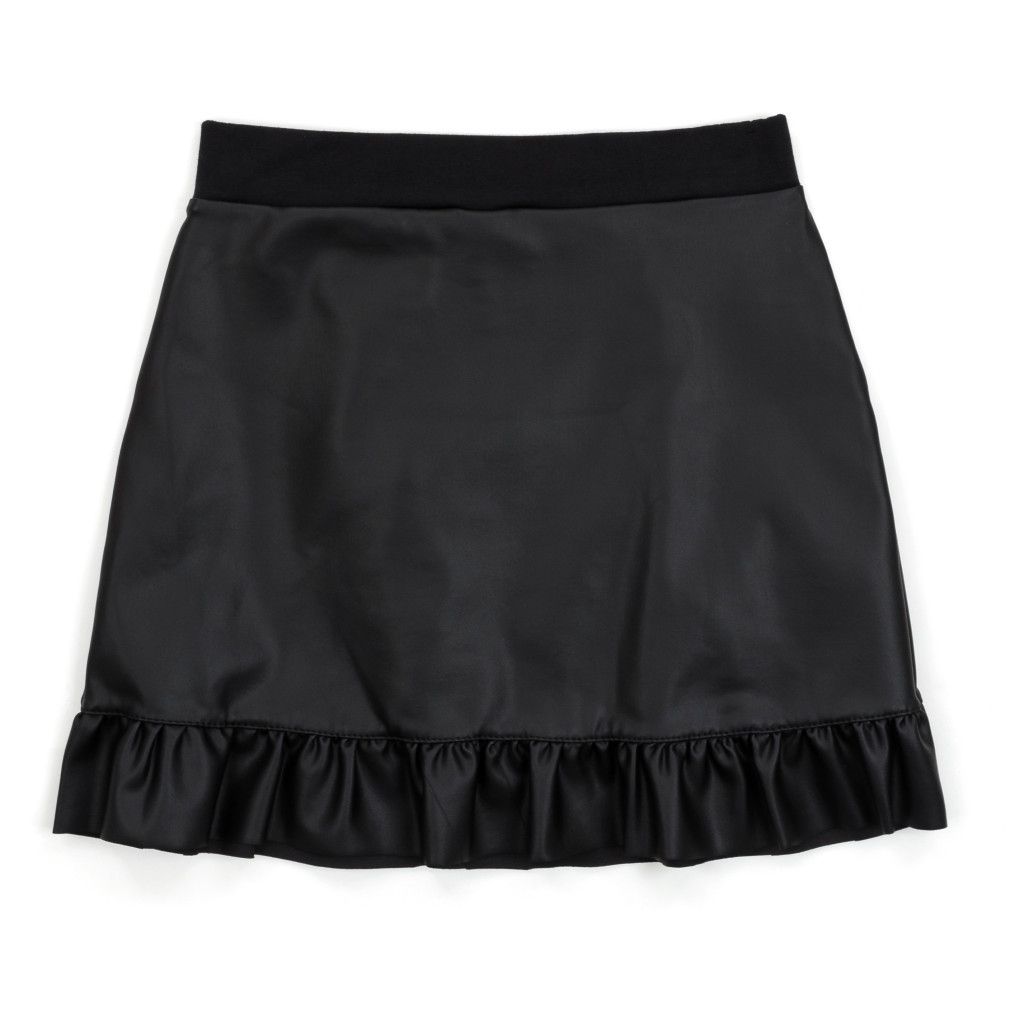Спідниця дитяча Lovetti з оборкою (6645-164G-black)