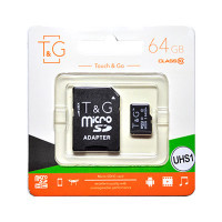 Карта пам'яті T&G 64GB microSDXC class 10 UHS-I (TG-64GBSDCL10-01)