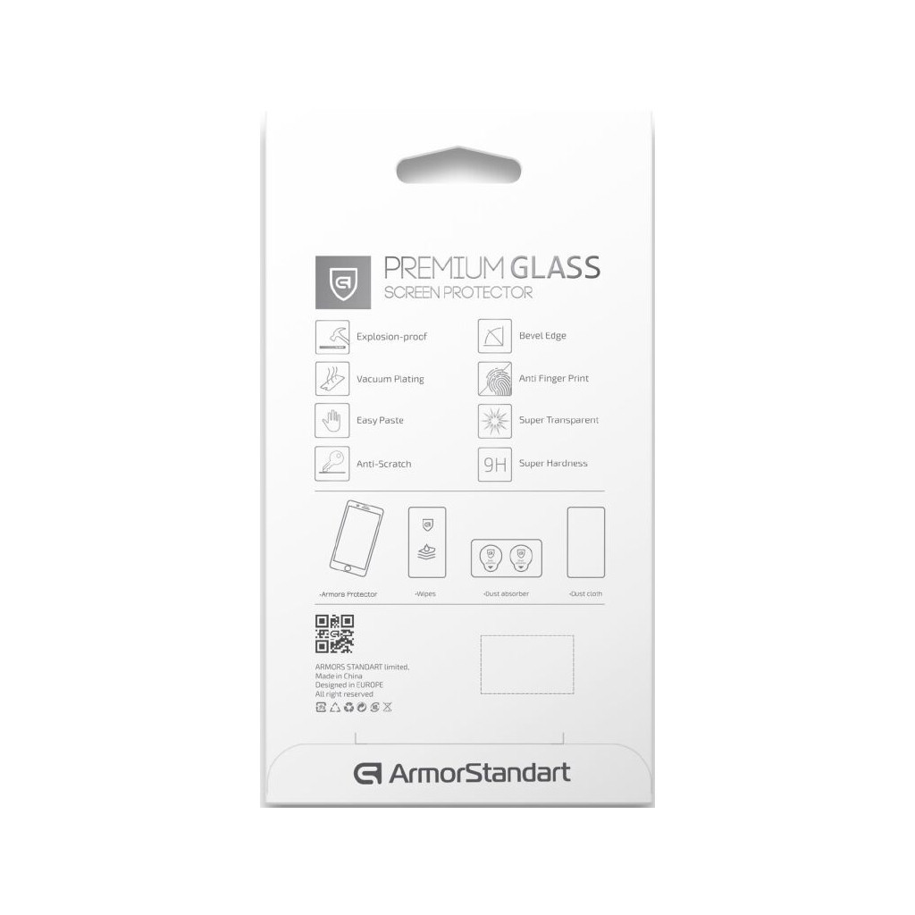 Скло захисне Armorstandart Pro Motorola Moto G8 Black (ARM57777)