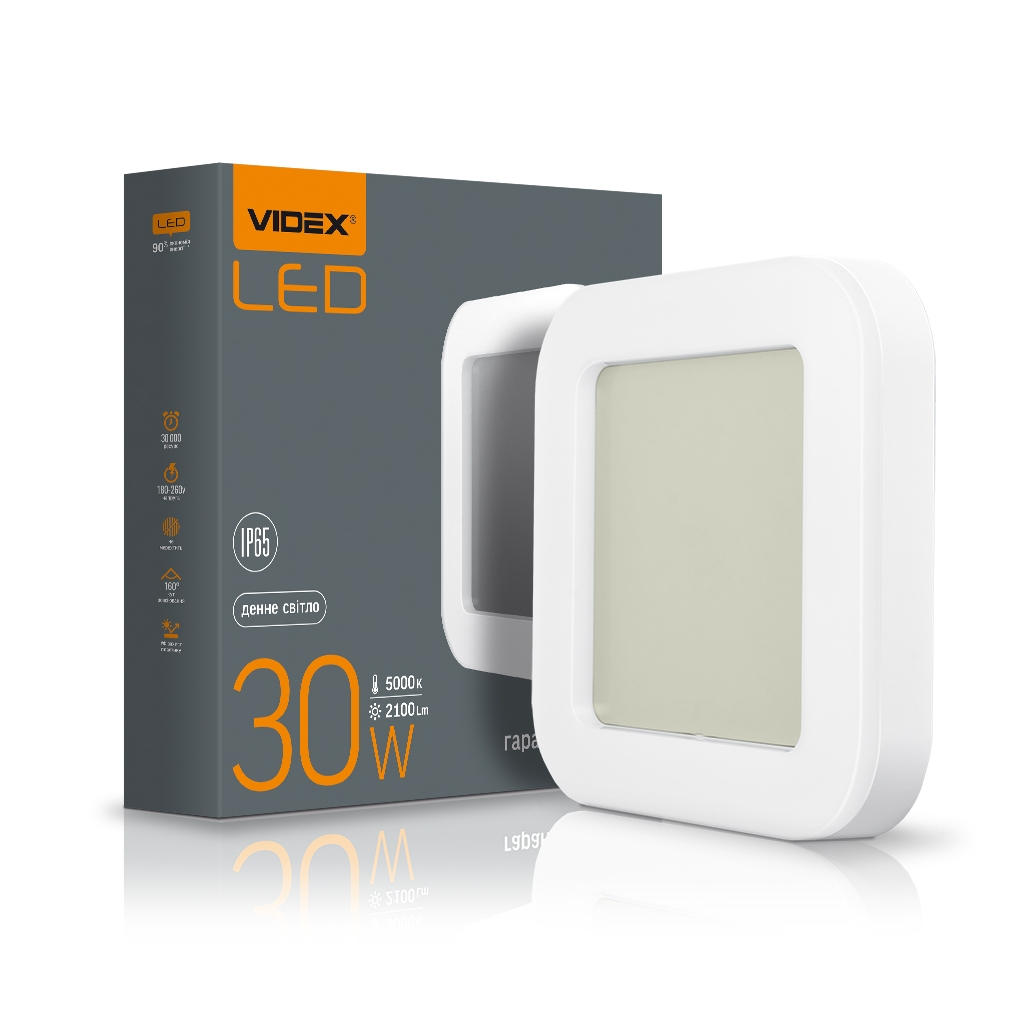 Світильник Videx LED ART IP65 30W 5000K 220V (VL-BHFS-305) Світильник Videx LED ART IP65 30W 5000K 220V (VL-BHFS-305)