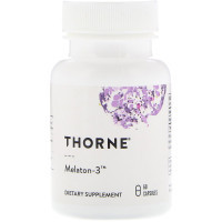 Amino acid Thorne Research Melatonin-3, Melaton-3, 60 capsules (THR-78802)