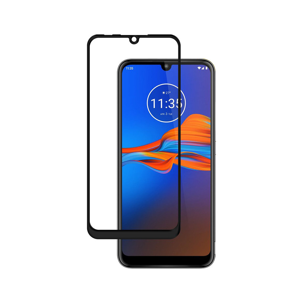 Скло захисне PowerPlant Full screen Motorola Moto E6 Plus, Black (GL609413) Скло захисне PowerPlant Full screen Motorola Moto E6 Plus, Black (GL609413)