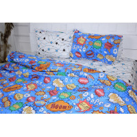 Bed linen MirSon Beige Ranforce Elite 17-0511 Bombs 200x220 Euro (2200004679785)