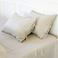 Pillowcase MirSon Natural Linen 70x70 Gray sky (2200005372296)