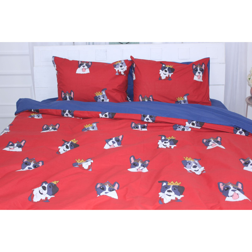 Постільна білизна MirSon Бязь Ranforce Elite 17-0568 Kings of dogs 160x220 (2200004698717)