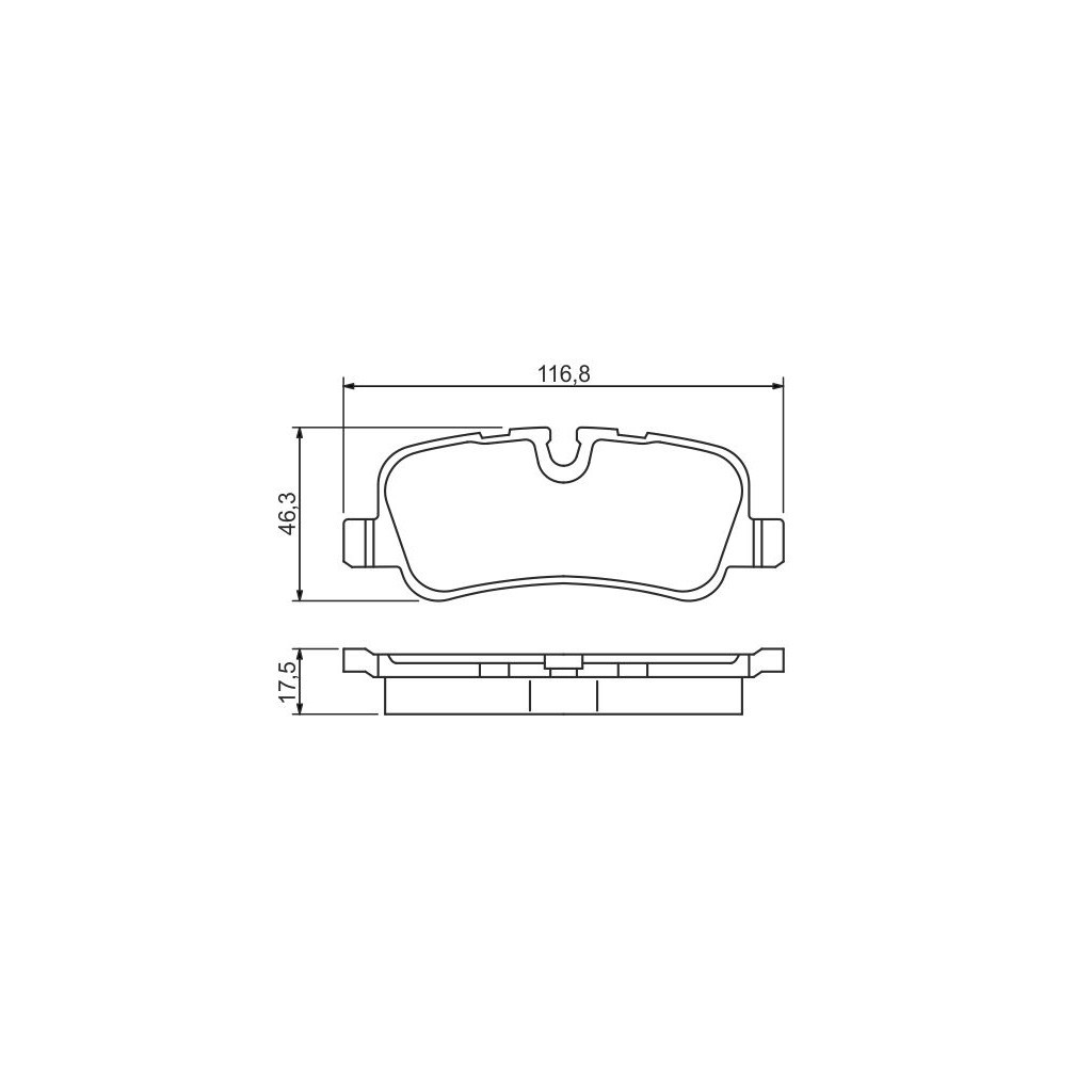Гальмівні колодки Bosch 0 986 494 148 Гальмівні колодки Bosch 0 986 494 148
