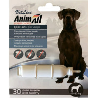 Drops for animals AnimAll VetLine spot-on against fleas and ticks 40-60 kg 10 ml (4820150203849)