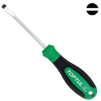 Screwdriver Toptul flat slot 4x100 mm Anti-Slip (FAAD0410)