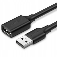 Дата кабель USB 2.0 AM/AF 3.0m US103 Black Ugreen (10317)