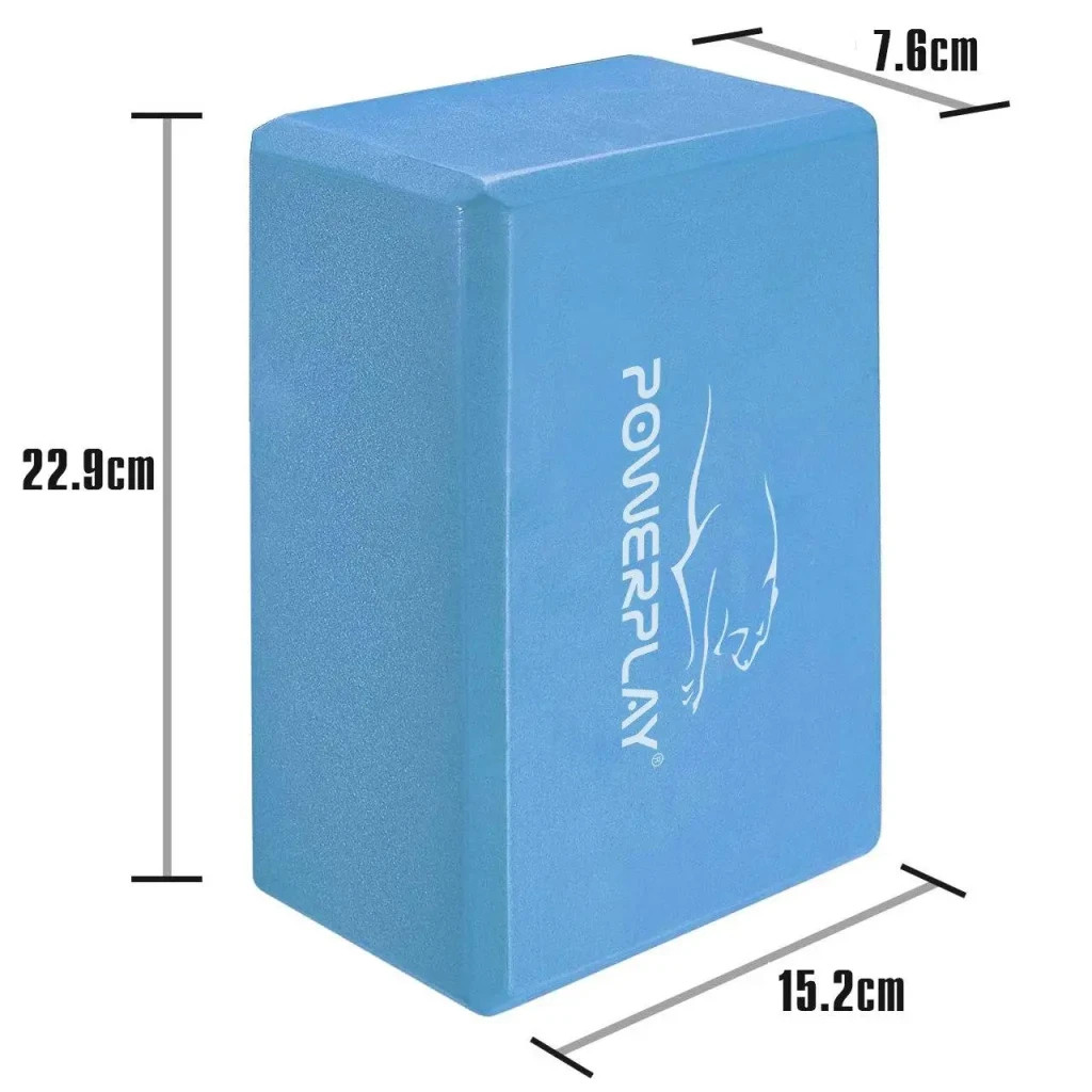 Блок для йоги PowerPlay 4006 Yoga Brick Синий (PP_4006_Blue_Yoga_Brick)