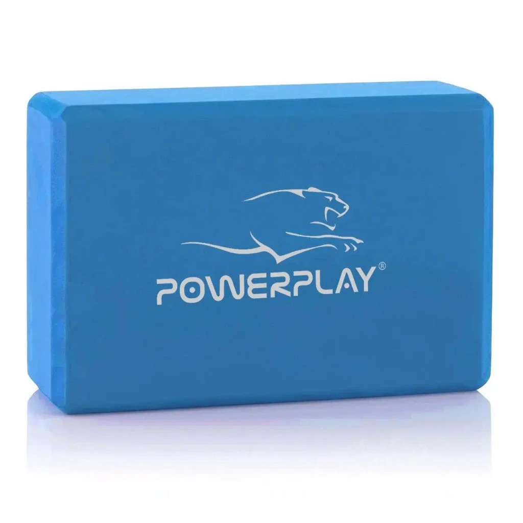 Блок для йоги PowerPlay 4006 Yoga Brick Синий (PP_4006_Blue_Yoga_Brick)