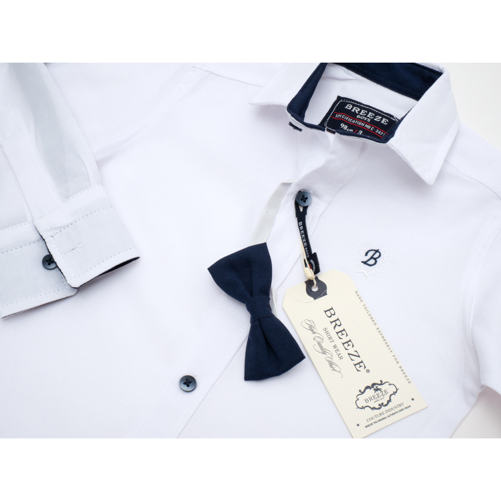 Сорочка дитяча Breeze шкільна (G-406-110B-white)