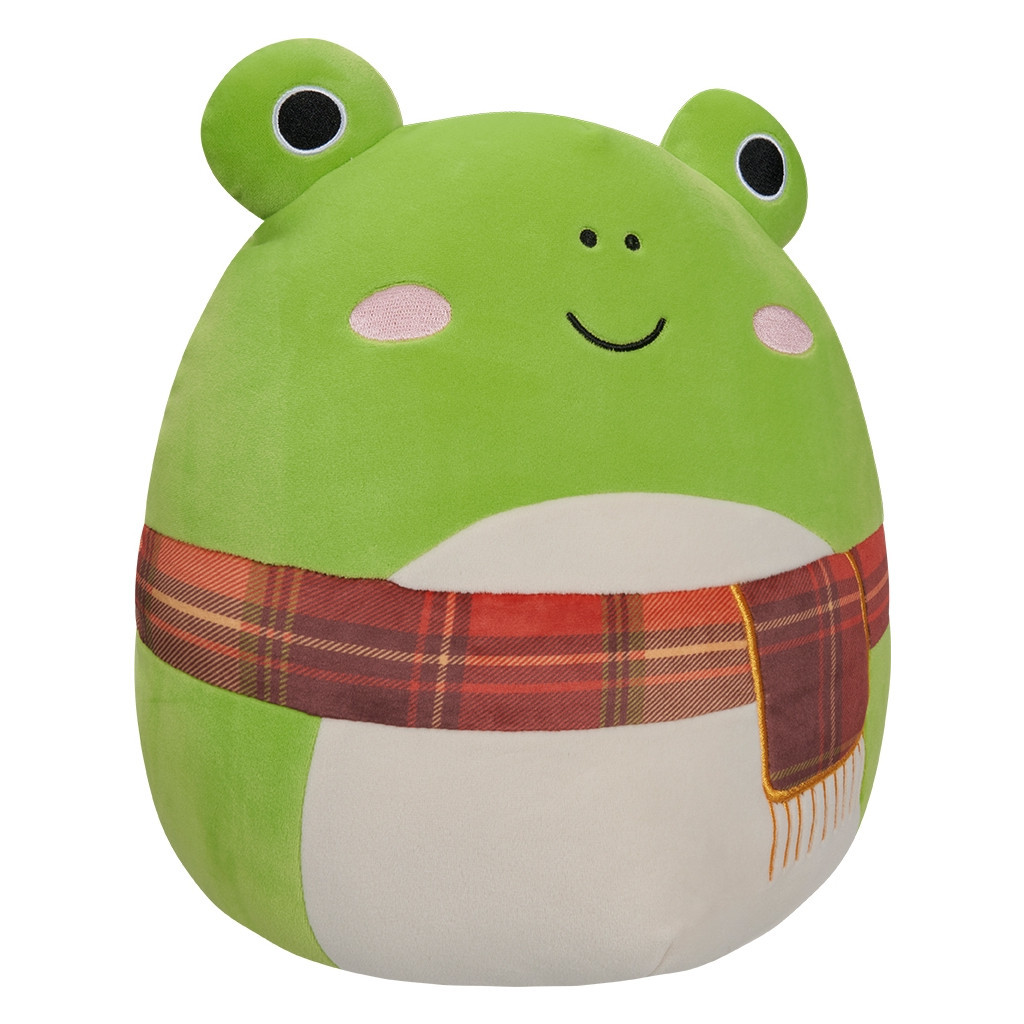 М'яка іграшка Squishmallows Жабка Венді у шарфі 30 см (SQCR04157)