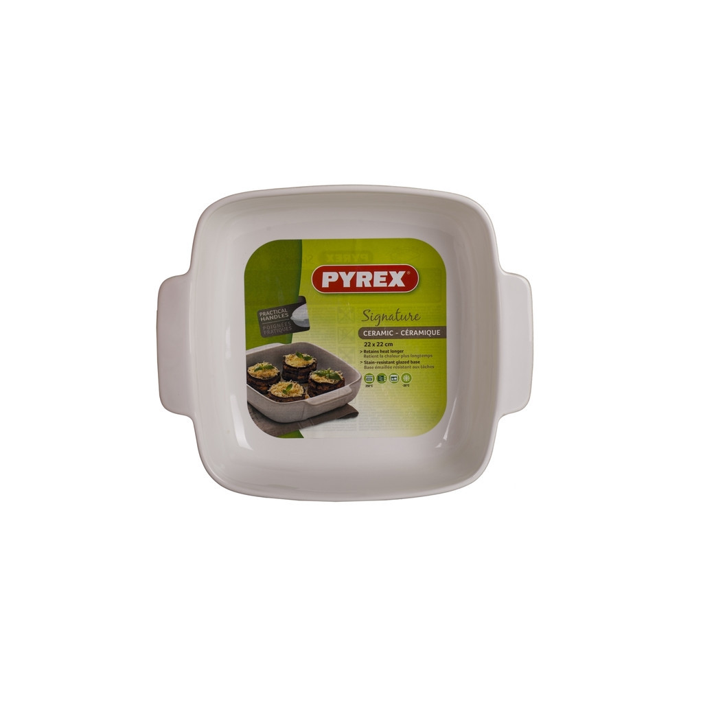 Форма для випікання Pyrex Signature квадратна 22 х 22 см Сіра (SG22SR4/7646)