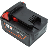 Battery for power tools PowerPlant for Milwaukee 18V, 6Ah, Li-ion (48-11-1860) (TB921515)