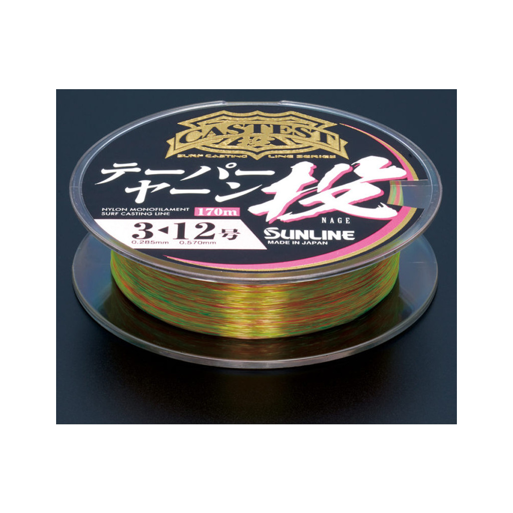 Волосінь Sunline Castest Tapered 170m конусна 0.330-0.570mm 8.0kg (1658.10.56) Волосінь Sunline Castest Tapered 170m конусна 0.330-0.570mm 8.0kg (1658.10.56)