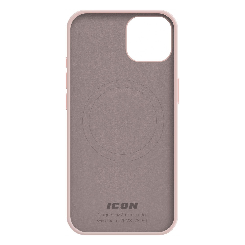 Чохол до мобільного телефона Armorstandart ICON2 MagSafe Apple iPhone 15 Light Pink (ARM72733) Чохол до мобільного телефона Armorstandart ICON2 MagSafe Apple iPhone 15 Light Pink (ARM72733)