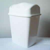 Garbage container MM Plast White 14 l (MM 14/white)