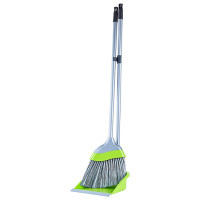 Cleaning set Aleana Euro broom and dustpan Olive/grey (127026/olive/grey)