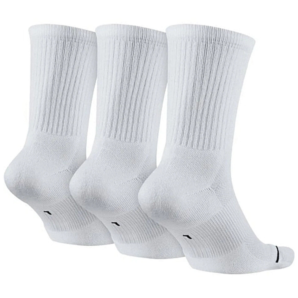 Шкарпетки Nike U ED CUSH POLY CREW 3PR 144 DX9632-100 46-50 3 пари Білий (196152693891)